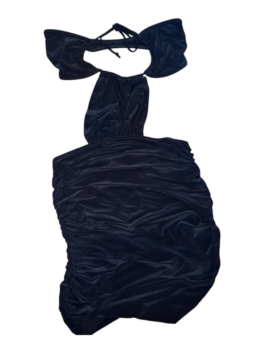 Norma Kamali Jason Bill Mini Dress Black Size M/38 Sold Out NWT - Picture 4 of 10